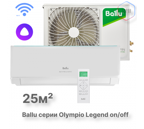 Сплит-система Ballu Olympio Legend BSW-09HN1_24Y комплект