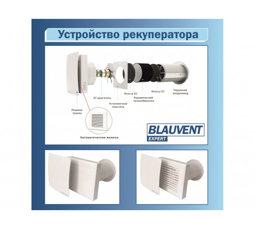 Рекуператор Blauvent EXPERT 160 Air Control