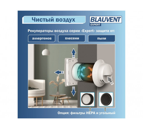 Рекуператор Blauvent EXPERT 160 Air Control
