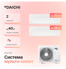 Мультисплит система Daichi DF40A2MS1R/ICE20AVQS1R/ICE35AVQS1R