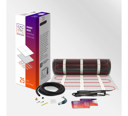 Нагревательный мат Ergert BASIC-200 500 Вт, 2,5 кв.м.