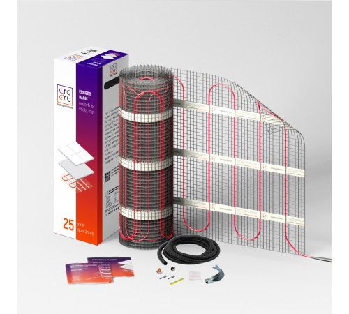 Нагревательный мат Ergert BASIC-200 500 Вт, 2,5 кв.м.