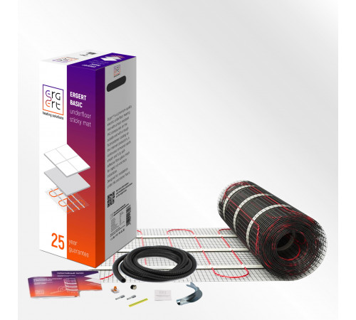 Нагревательный мат Ergert BASIC-200 500 Вт, 2,5 кв.м.