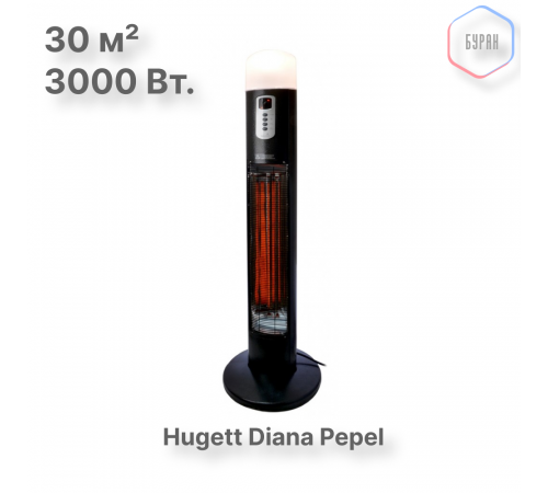 Электрический напольный обогреватель Hugett Diana Pepel