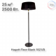 Электрический напольный обогреватель Hugett Floor Black 1821/B