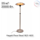 Электрический напольный обогреватель Hugett Floor Steel 1821-ADC