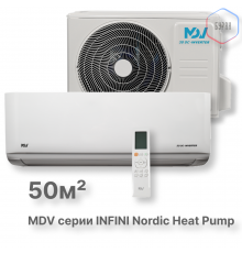 Инверторная сплит-система MDV серия INFINI Nordic Heat Pump  MDSAN-18HRFN8 / MDOAN-18HFN8