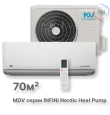 Инверторная сплит-система MDV серия INFINI Nordic Heat Pump  MDSAN-24HRFN8 / MDOAN-24HFN8