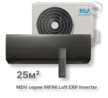 Инверторная сплит-система MDV серия INFINI Loft ERP Inverter  MDSALF-09HRFN8 / MDOALF-09HFN8