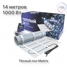 Теплый пол нагревательный мат MATRIX 7,0 кв.м
