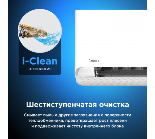 Настенная сплит-система Midea серии Breezeless E MSFE-12N8D6-I/MSFE-12N8D6-O