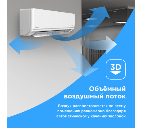 Настенная сплит-система Midea Unlimited Inverter MSAG2-24N8D0-I/MSAG2-24N8D0-O