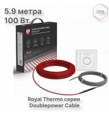 Кабель нагревательный Royal Thermo RTDC 2-17-100 с терморегулятором RTO-16