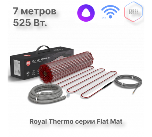Комплект теплого пола Royal Thermo Flat Mat RTFM 2-150-3,5