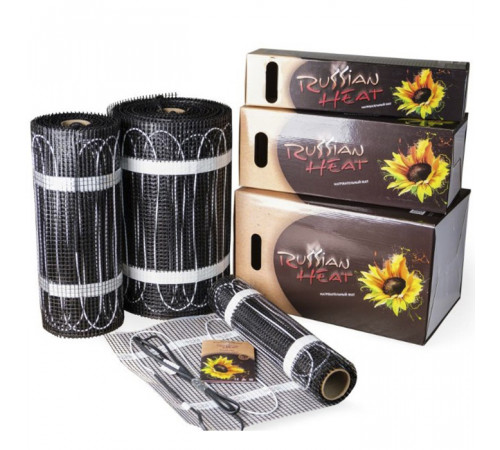 Нагревательный мини-мат двухжильный Russian Heat (2 кв.м.)