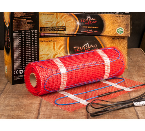 Нагревательный мини-мат двухжильный Russian Heat (7 кв.м.)
