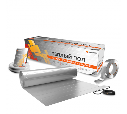 Ультратонкий фольгированный тёплый пол Grandex MF 450 Вт. 3,0 кв.м.
