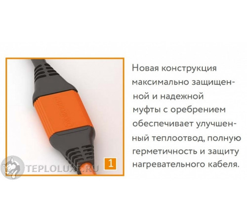 Нагревательный кабель Теплолюкс ProfiRoll 12,5 м/225 Вт