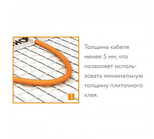 Нагревательный мат Теплолюкс TROPIX МНН 240 Вт/1,5 кв.м