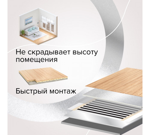 Теплый пол пленочный CALEO PLATINUM 230 ВТ/м2 1 м2