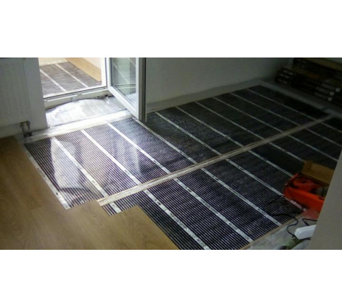 Инфракрасный пленочный теплый пол Q-Term 220Вт (Ширина 50 см)