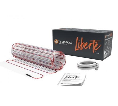Нагревательный мат для теплого пола Теплолюкс Liberte 0.5 кв.м.