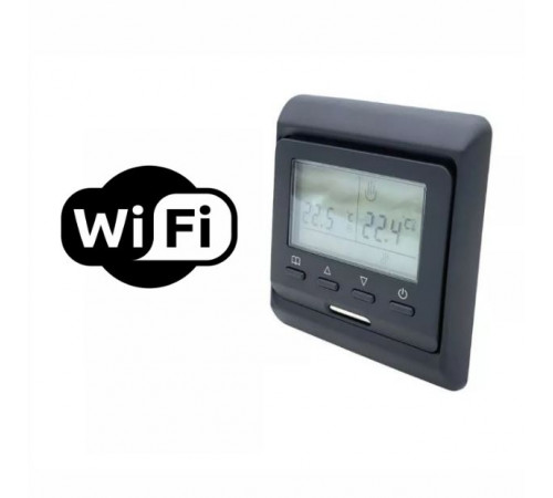 Терморегулятор программируемый E 51.716 Wi-Fi черный