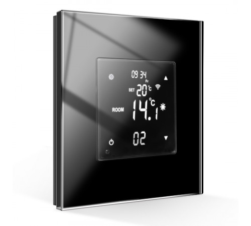 Терморегулятор WarmLife Elec Glass Wi-Fi черный