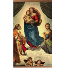 Пленочный инфракрасный обогреватель Домашний очаг Сикстинская Мадонна 500Вт