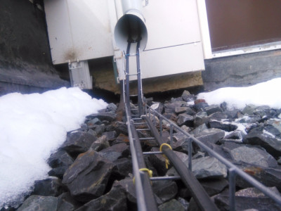 Антиобледенение кровли и водостоков Новосибирского НИИ Патологии Кровообращения