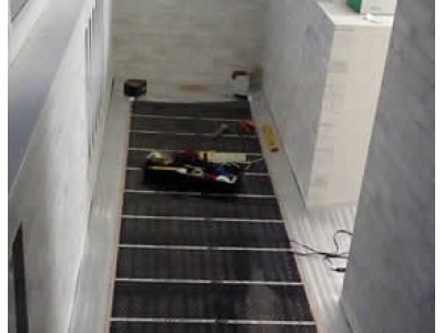 Пол с подогревом на лоджии и в туалете