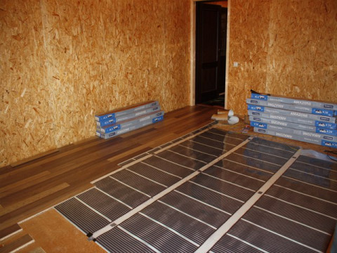 Теплый пол для дачи.