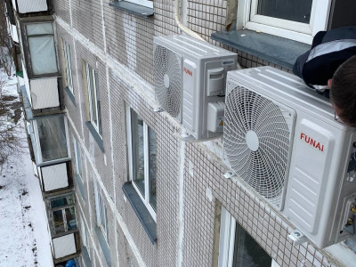 Установка сплит-систем Funai в квартире на Ипподромской — комфортный микроклимат от компании
