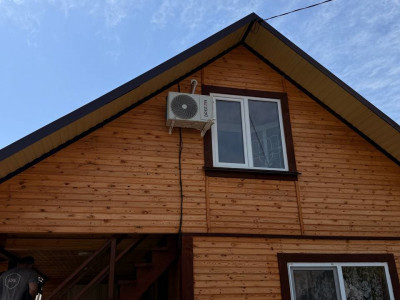 Установили два кондиционера в дачные дома СНТ Мичуринцев, Барнаул — комфорт даже в летний зной ☀❄