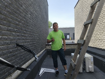 Установка кондиционеров Haier AS35HPL2HRA в ЖК Ботаника, Кольцово — работа компании «Буран»