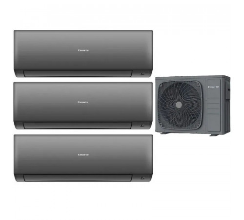 Мульти-сплит-система с 3 внутренними блоками Casarte 4U75CM1/R3 / CAS25CX1/R3-Bx3
