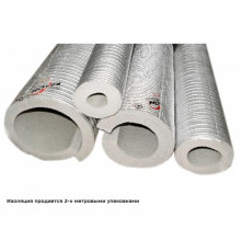 Изоляция для труб фольгированная, стенка 20мм, диаметр 22мм, 2м, (20А-20Т), 75шт/уп