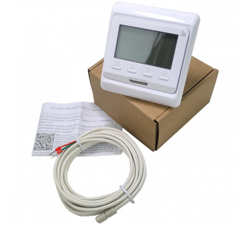 Терморегулятор E 51.716 (3.5 кВт) WiFi белый