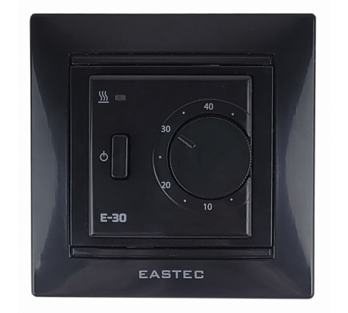Терморегулятор EASTEC E-30 черный механический (Встраиваемый 3,5 кВт)
