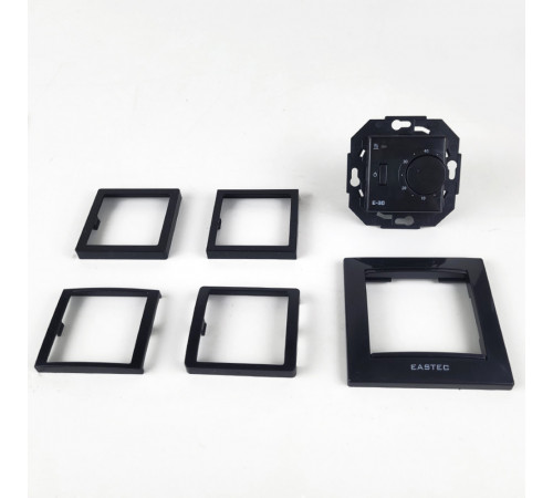 Терморегулятор EASTEC E-30 черный механический (Встраиваемый 3,5 кВт)