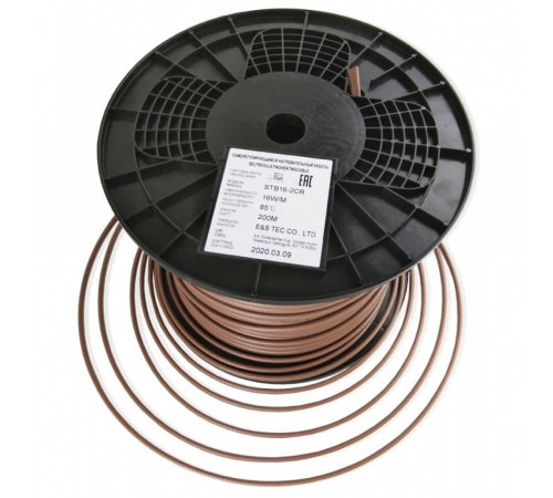 STB 16-2 CR (16 Вт/м) Саморегулирующийся нагревательный кабель, пог.м.