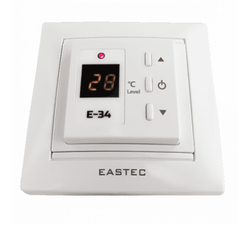 Терморегулятор EASTEC E-34 белый (Встраиваемый 3,5 кВт)