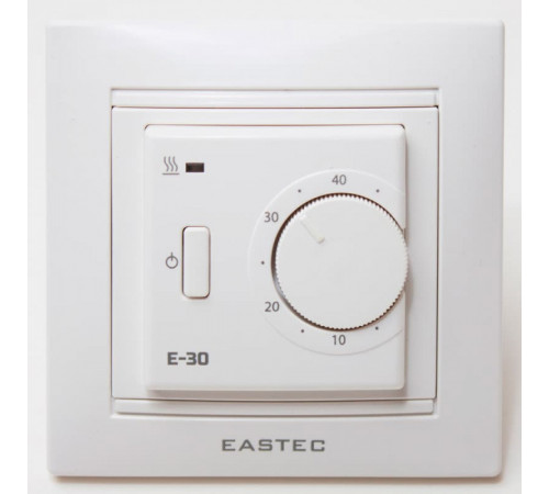 Терморегулятор EASTEC E-30 белый механический (Встраиваемый 3,5 кВт)