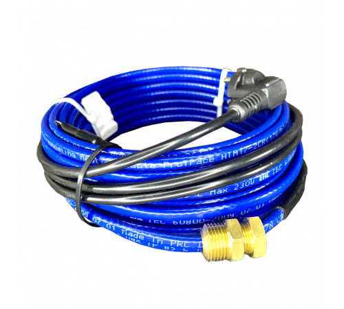 Греющий кабель для установки в трубу с сальниковым узлом - 3м