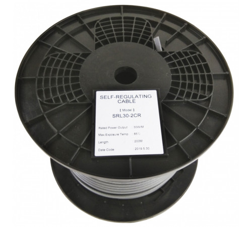 EASTEC SRL 30-2 CR, M=30W (200м/рул.), греющий кабель, пог.м.