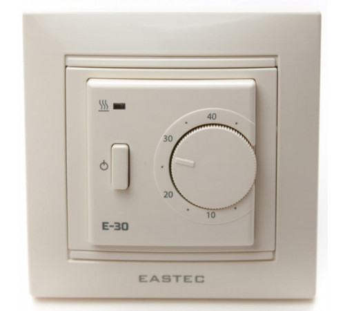 Терморегулятор EASTEC E-30 кремовый механический (Встраиваемый 3,5 кВт)