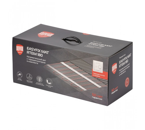 Комплект теплого пола Royal Thermo EasyFix Mat RTEM 2-180-7 с терморегулятором Basic