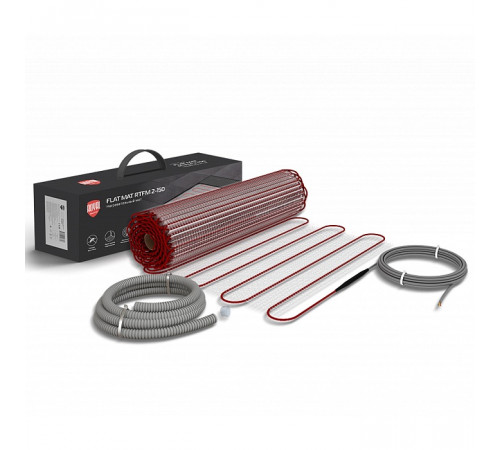 Мат нагревательный Royal Thermo Flat Mat RTFM 2-150-5 с терморегулятором RTI-16