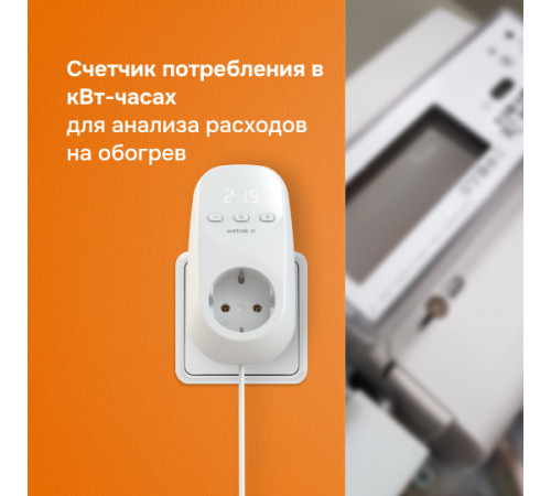 Розеточный терморегулятор Welrok pt