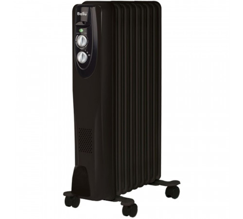 Масляный радиатор Ballu Classic black BOH/CL-09BRN 2000 (9 секций)